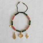 Bransoletka z kamieniami MALINOWY CHRUŚNIAK