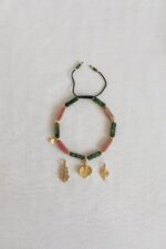 Bransoletka z kamieniami MALINOWY CHRUŚNIAK - obrazek 4