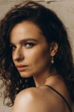 Pozłacane kolczyki wiszące LISTKI BRZOZY - obrazek 2