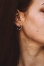 Srebrne kolczyki KOŁA - obrazek 3