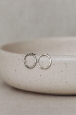 Srebrne kolczyki KOŁA - obrazek 6