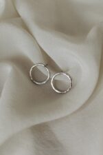 Srebrne kolczyki KOŁA - obrazek 4