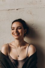 Srebrny komplet listki KLONU JAWORA - kolczyki sztyfty i naszyjnik - obrazek 2