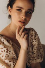 Pozłacany pierścionek gałązka LIPY - obrazek 4