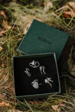 Srebrny pierścionek gałązka DĘBU - obrazek 11