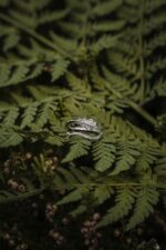 Srebrny pierścionek gałązka DĘBU - obrazek 5