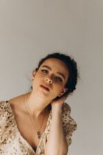 Srebrny komplet maxi LIPA – kolczyki sztyfty i naszyjniki - obrazek 6