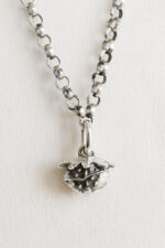 Srebrny choker POZIOMKA - obrazek 7