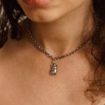 Srebrny choker ŻUK