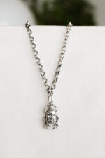 Srebrny choker ŻUK - obrazek 7